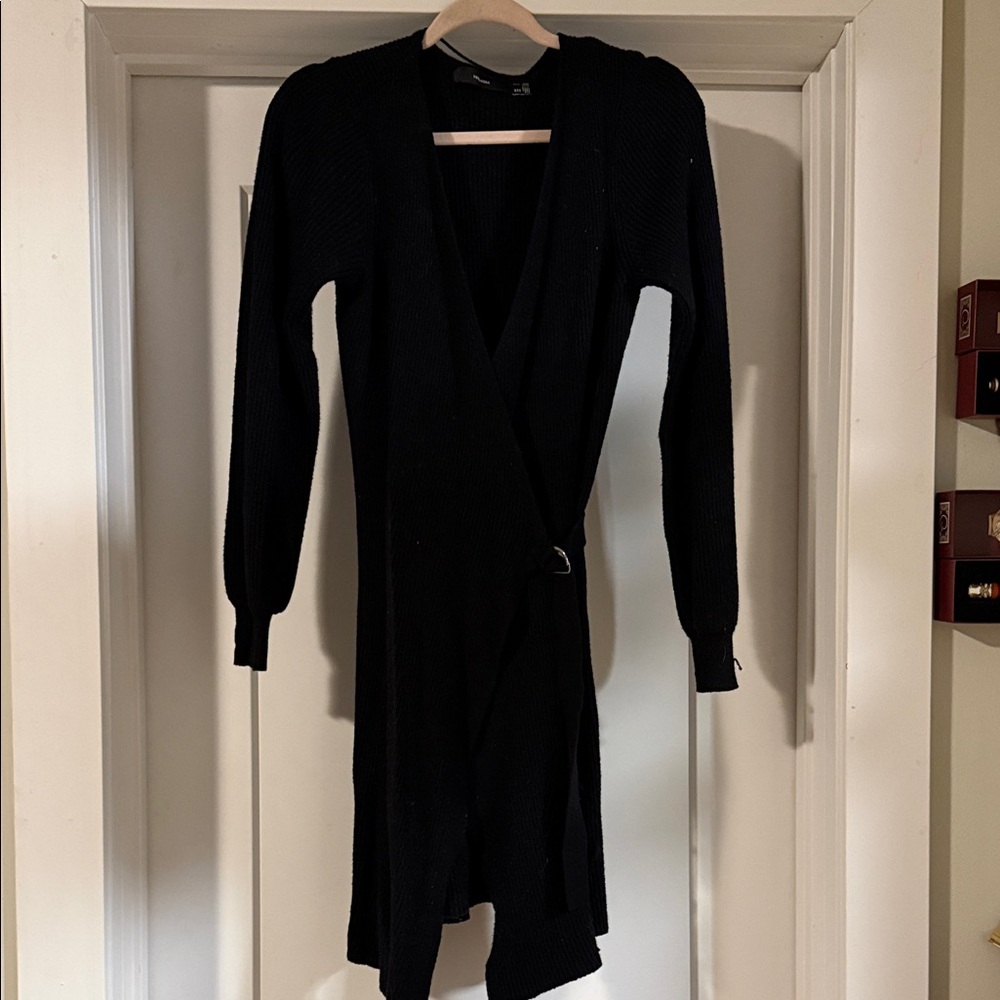 Vero Moda Elegant Black Sweater Dress
